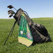 Mijn Geluks Kabouter Golfhanddoek (Groen)