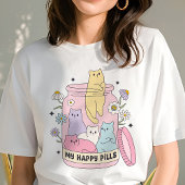 Mijn Geluks Pillen Knuffel Katjes Tri-Blend Shirt