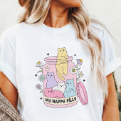 Mijn Geluks Pillen Knuffel Katjes Tri-Blend Shirt