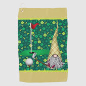 Mijn geluksgnoom golfhanddoek (Voorkant)