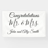 Mijn gelukwensen aan de nieuwe heer en mevrouw Ban Spandoek (Horizontaal)