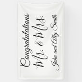 Mijn gelukwensen aan de nieuwe heer en mevrouw Ban Spandoek (Verticaal)