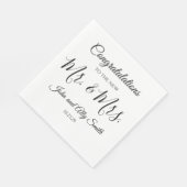 Mijn gelukwensen aan de nieuwe heer en mevrouw Nap Servet (Hoek)