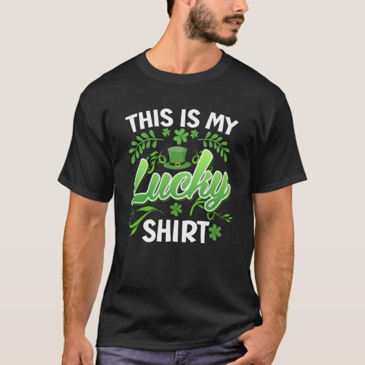 Mijn gelukzak Sint Patrick's Day T-shirt (Voorkant)