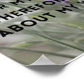 Mijn genade is Motivatie Bijbelverse Poster (Hoek)