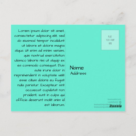 Mijn genade is voldoende (2 Korintiërs 12:9) Briefkaart (Achterkant)