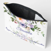 Mijn genade is voldoende, bloemen gepersonaliseerd etui (Open)