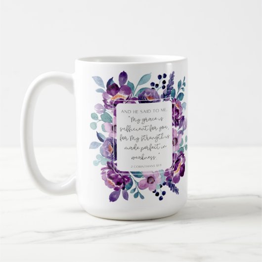 Mijn genade is voldoende Mok (Links)