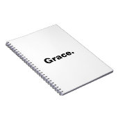 Mijn genade is voldoende... notitieboek (Rechterzijde)