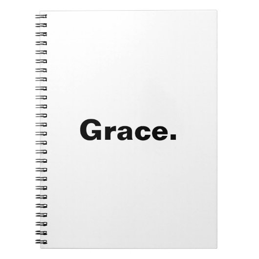 Mijn genade is voldoende... notitieboek (Voorkant)