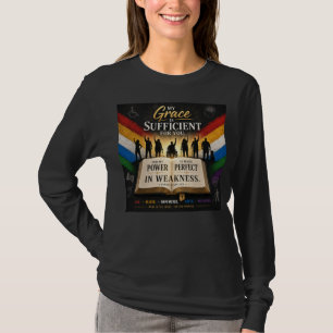 Mijn genade is voldoende trots op handicap t-shirt