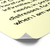 Mijn genade is voldoende voor jou. poster (Hoek)