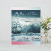 Mijn genade zal komen/mijn vrede zal Briefpapier k (Staand voorkant)