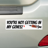 Mijn genen bumpersticker (Op auto)
