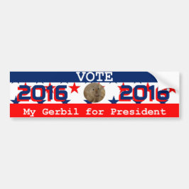 Mijn Gerbil voor President Bumpersticker
