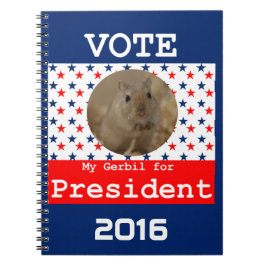 Mijn Gerbil voor President Notitieboek