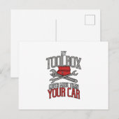 Mijn gereedschapskist kost meer dan je automatisch aankondigingskaart (Voorkant / Achterkant)