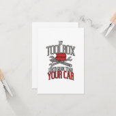 Mijn gereedschapskist kost meer dan je automatisch kaart (Voorkant / Achterkant in situ)