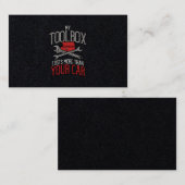 Mijn gereedschapskist kost meer dan je automatisch visitekaartje (Voorkant / Achterkant)