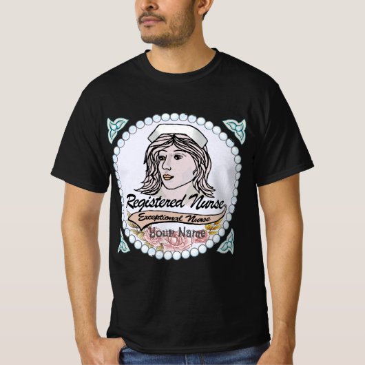 Mijn Geregistreerde Verpleegkundige aangepaste ver T-shirt (Voorkant)