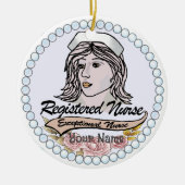 Mijn geregistreerde verpleegkundige keramisch ornament (Voorkant)