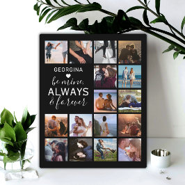 Mijn Geschenk | Koppel Fotocollage Fotoplaat