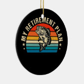 Mijn Geviste pensioenregelingFunny Fish Humor Keramisch Ornament (Rechts)