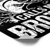 Mijn Geviste vriend noemt me broeder Fisherman Fun Poster (Hoek)