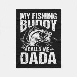 Mijn Geviste vriend noemt me Dada Vaderdag Fisher Fleece Deken