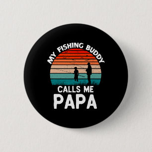 Mijn Geviste vriend noemt me Papa Retro Grand Ronde Button 5,7 Cm