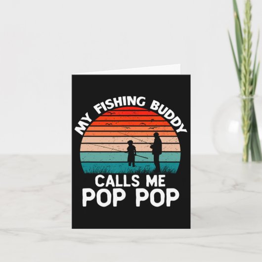 Mijn Geviste vriend noemt me Pop-pop  opa Kaart (Voorkant)