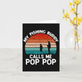 Mijn Geviste vriend noemt me Pop-pop  opa Kaart (Gele Bloem)