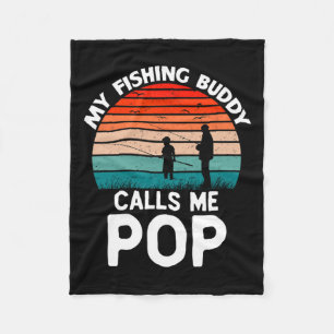 Mijn Geviste vriend noemt me Pop Retro  Grandp Fleece Deken
