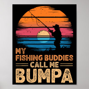 Mijn Geviste vrienden noemen me Bumpa Retro Gra Poster