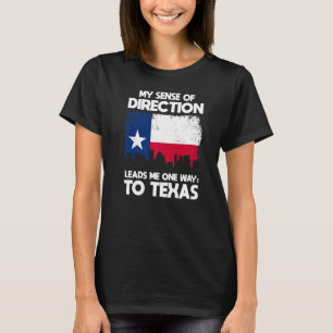 Mijn gevoel van richting naar Texas Western 1 T-shirt