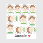 Mijn gevoelens Emoties Grafiek Sticker (Vel)