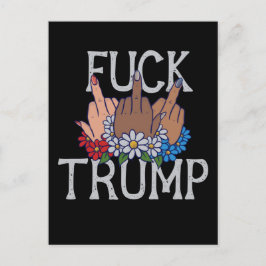 Mijn gevoelens op Donald Trump United we stand Briefkaart