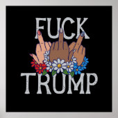 Mijn gevoelens op Donald Trump United we stand Poster (Voorkant)