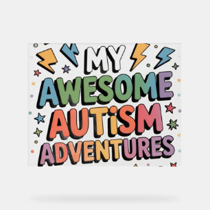 Mijn Geweldige Autisme Voordelen Acryl Bord