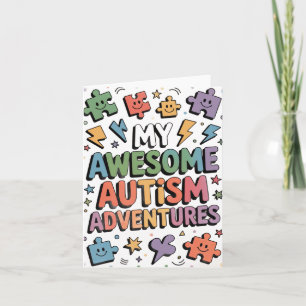 Mijn Geweldige Autisme Voordelen Feestdagen Kaart