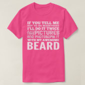 MIJN GEWELDIGE BEARD T-SHIRT (Design voorkant)