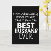 ***MIJN GEWELDIGE EN BESTE HUSBAND** ZELDAG KAART (Gele Bloem)