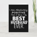 ***MIJN GEWELDIGE EN BESTE HUSBAND** ZELDAG KAART<br><div class="desc">ROMANTISCHE EN FUN BIRTHDAY KAART VOOR DE SPECIALE IEMAND IN 'UW LEVEN'! BEDANKT ZO VEEL OM TE STOPPEN BIJ EEN VAN MIJN ACHT STORES!!! RECHT HIER ALS JE EEN "MATCHING GOLF BALL" WILT.</div>