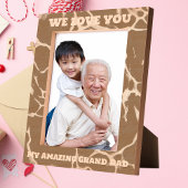 Mijn geweldige grootvader bericht Vaderdag cadeau Gegraveerde Lijstjes