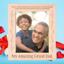 Mijn geweldige grootvader bericht Vaderdag cadeau