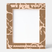 Mijn geweldige grootvader bericht Vaderdag cadeau Gegraveerde Lijstjes (Voorkant)