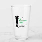 "Mijn Geweldige vader" - Vaderdag Glass Tumbler (Voorkant)