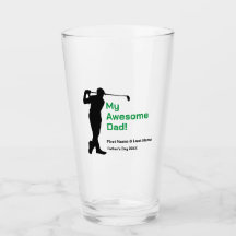 "Mijn Geweldige vader" - Vaderdag Glass Tumbler