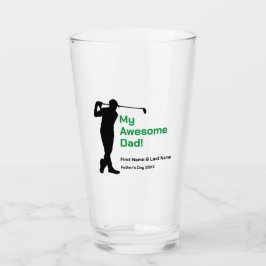 "Mijn Geweldige vader" - Vaderdag Glass Tumbler