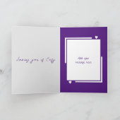 Mijn geweldige vrouw liefde vogels Jubileum Kaart (Binnen)